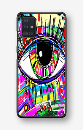 Samsung Galaxy A51 Hard Case – Abstract Eye - View 1