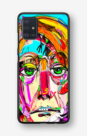 Samsung Galaxy A51 Hard Case – Abstract Portrait - View 1