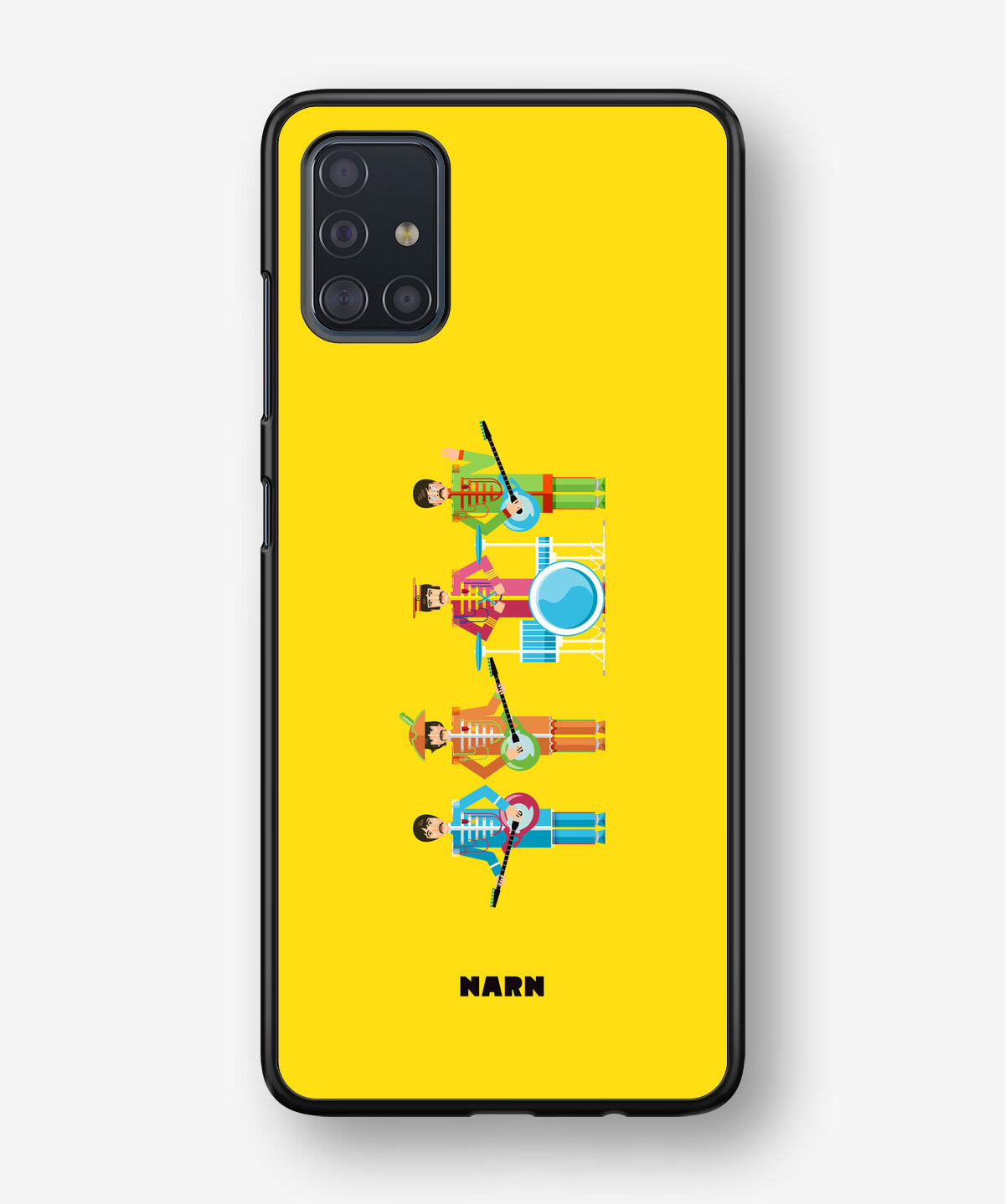 Samsung Galaxy A51 Hard Case – Beatles Yellow - View 1