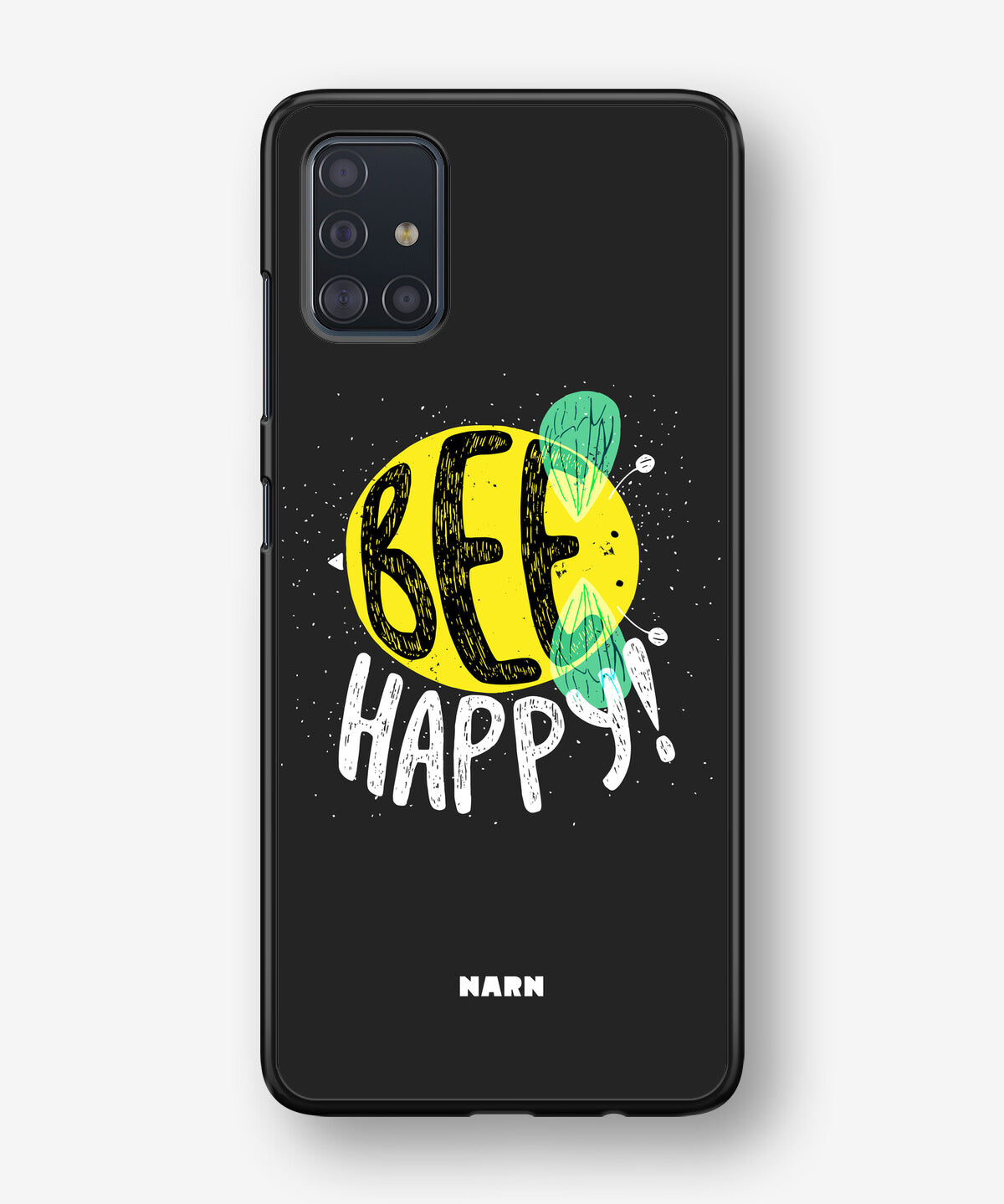 Samsung Galaxy A51 Hard Case – BEE Happy - View 1