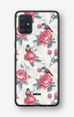 Samsung Galaxy A51 Hard Case – Birds Among Roses - View 1