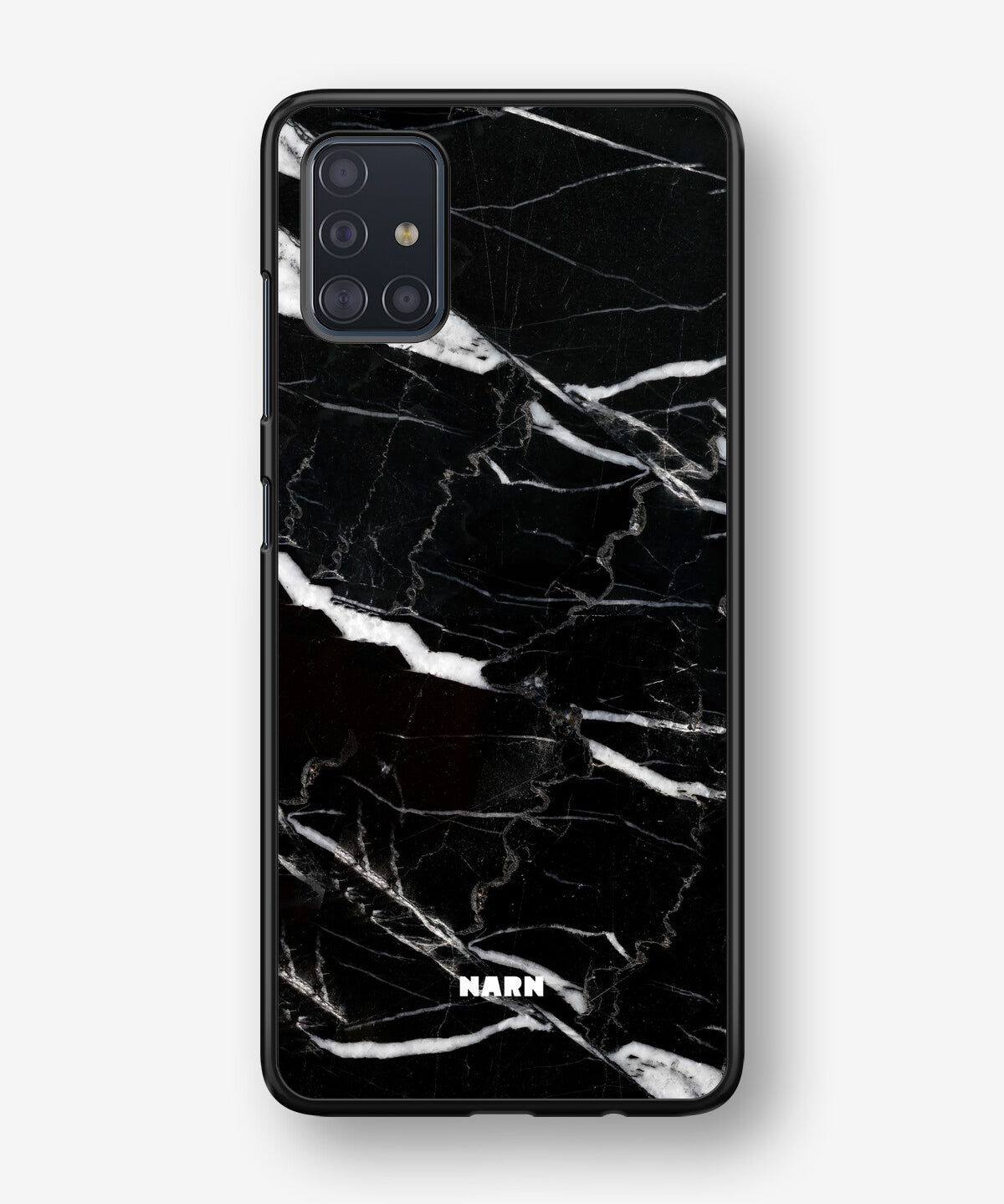 Samsung Galaxy A51 Hard Case – Black Marble - View 1