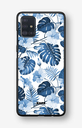 Samsung Galaxy A51 Hard Case – Blue Tropics - View 1