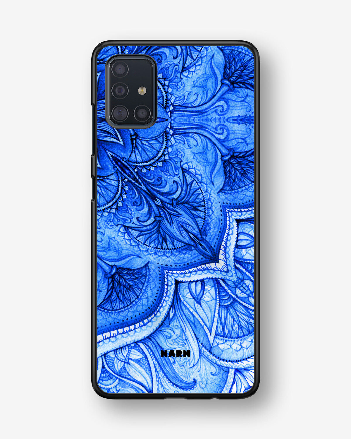 Samsung Galaxy A51 Hard Case – Blue Vintage - View 1