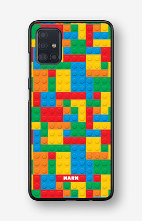 Samsung Galaxy A51 Hard Case – Building Bricks - View 1