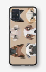 Samsung Galaxy A51 Hard Case – Cute Dogs - View 1