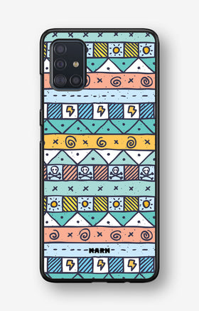Samsung Galaxy A51 Hard Case – Cute Pattern - View 1