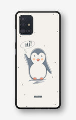 Samsung Galaxy A51 Hard Case – Cute Penguin - View 1