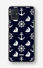 Samsung Galaxy A51 Hard Case – Deep Blue Voyage - View 1