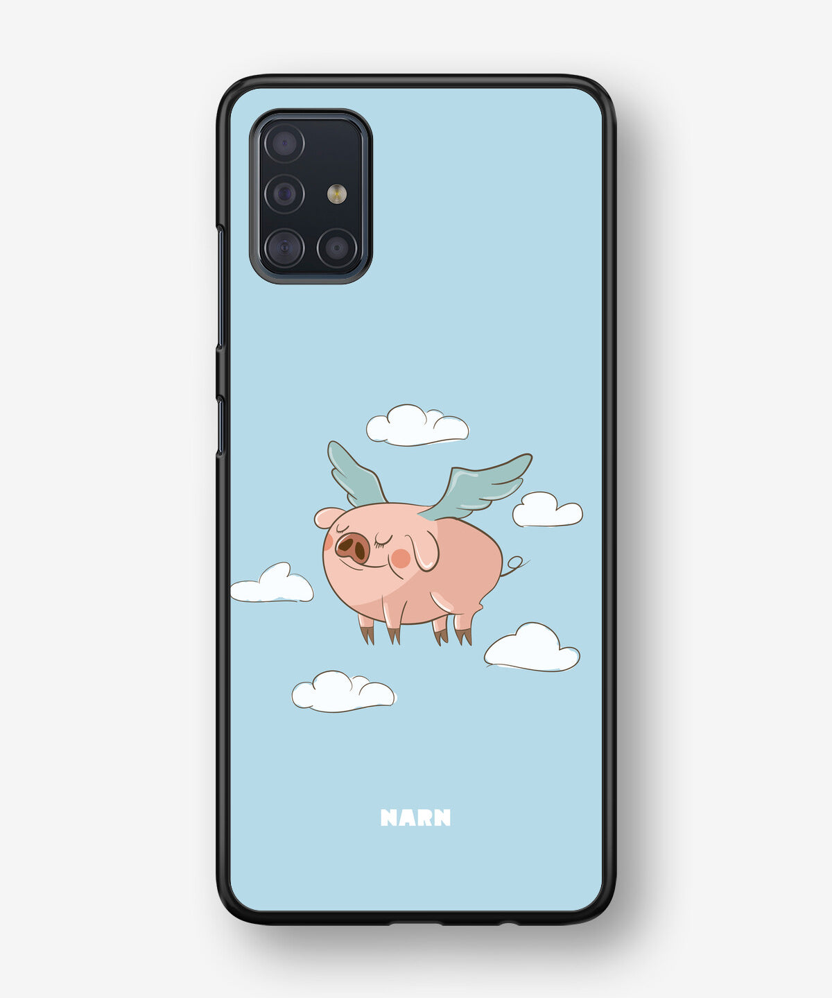 Samsung Galaxy A51 Hard Case – Dreamy Pig - View 1