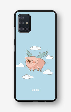 Samsung Galaxy A51 Hard Case – Dreamy Pig - View 1