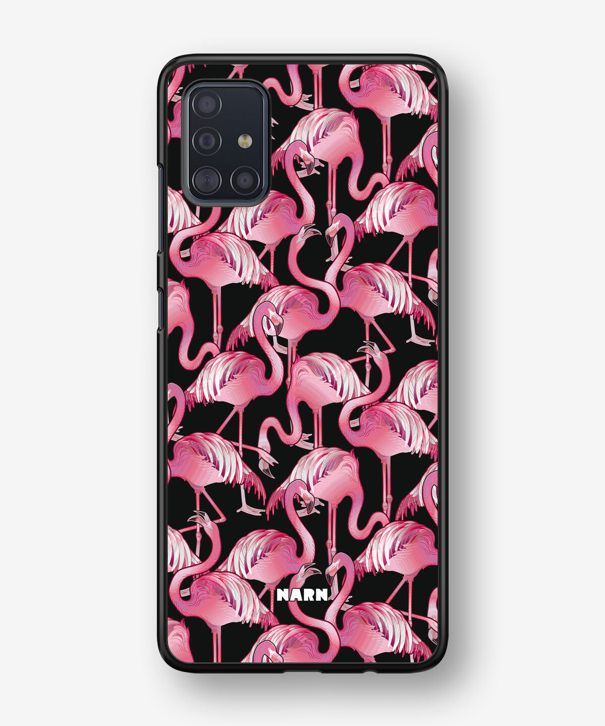 Samsung Galaxy A51 Hard Case – Flamingos - View 1