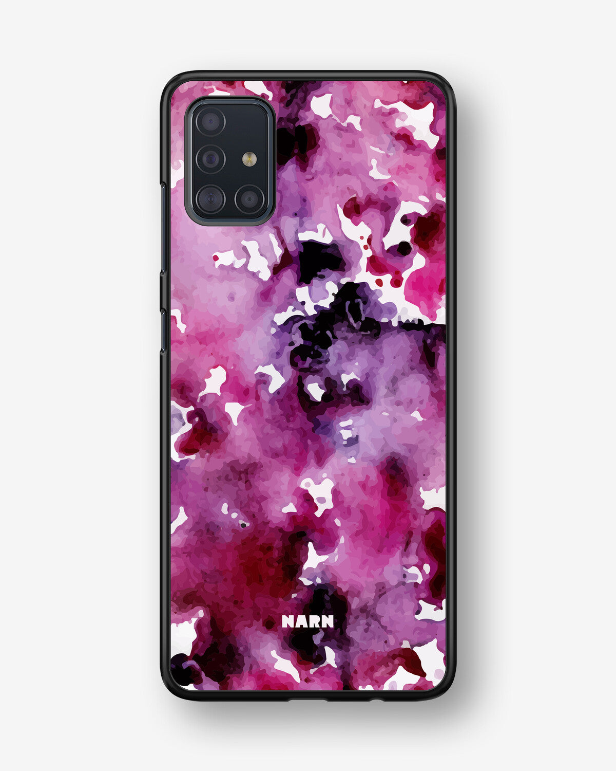 Samsung Galaxy A51 Hard Case – Floral Splash - View 1