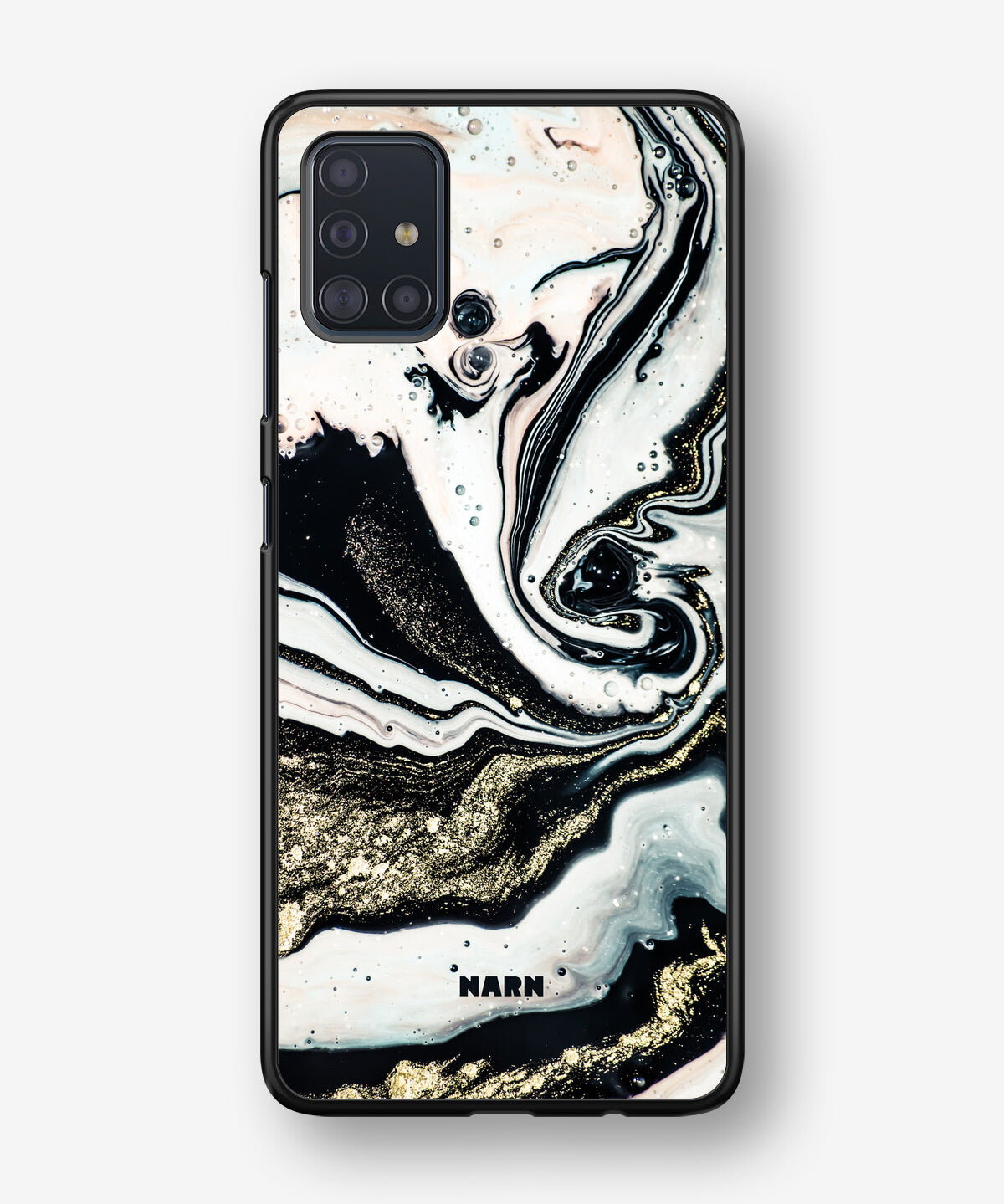 Samsung Galaxy A51 Hard Case – Golden Swirl - View 1