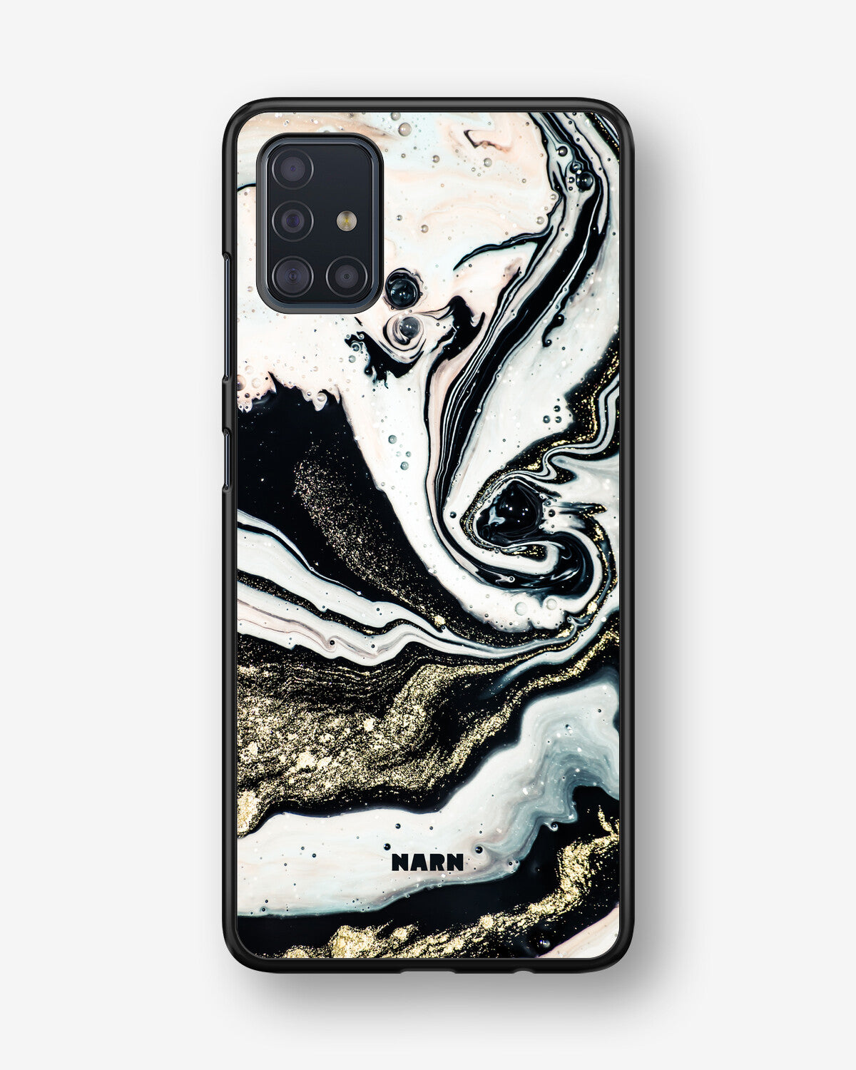 Samsung Galaxy A51 Hard Case – Golden Swirl - View 1