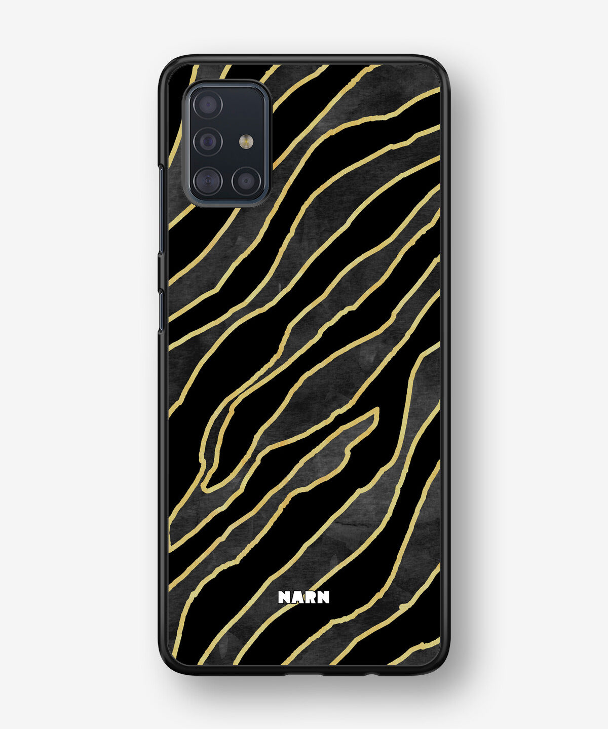 Samsung Galaxy A51 Hard Case – Golden Zebra - View 1
