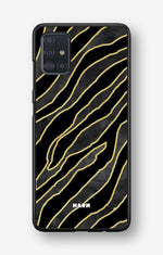 Samsung Galaxy A51 Hard Case – Golden Zebra - View 1