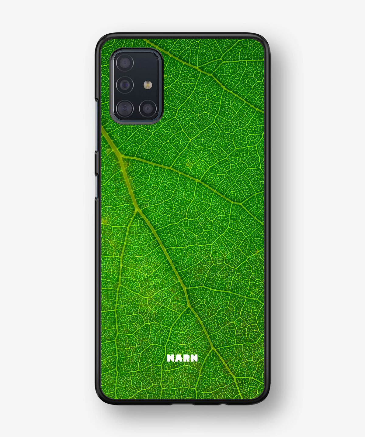 Samsung Galaxy A51 Hard Case – Green Leafy - View 1