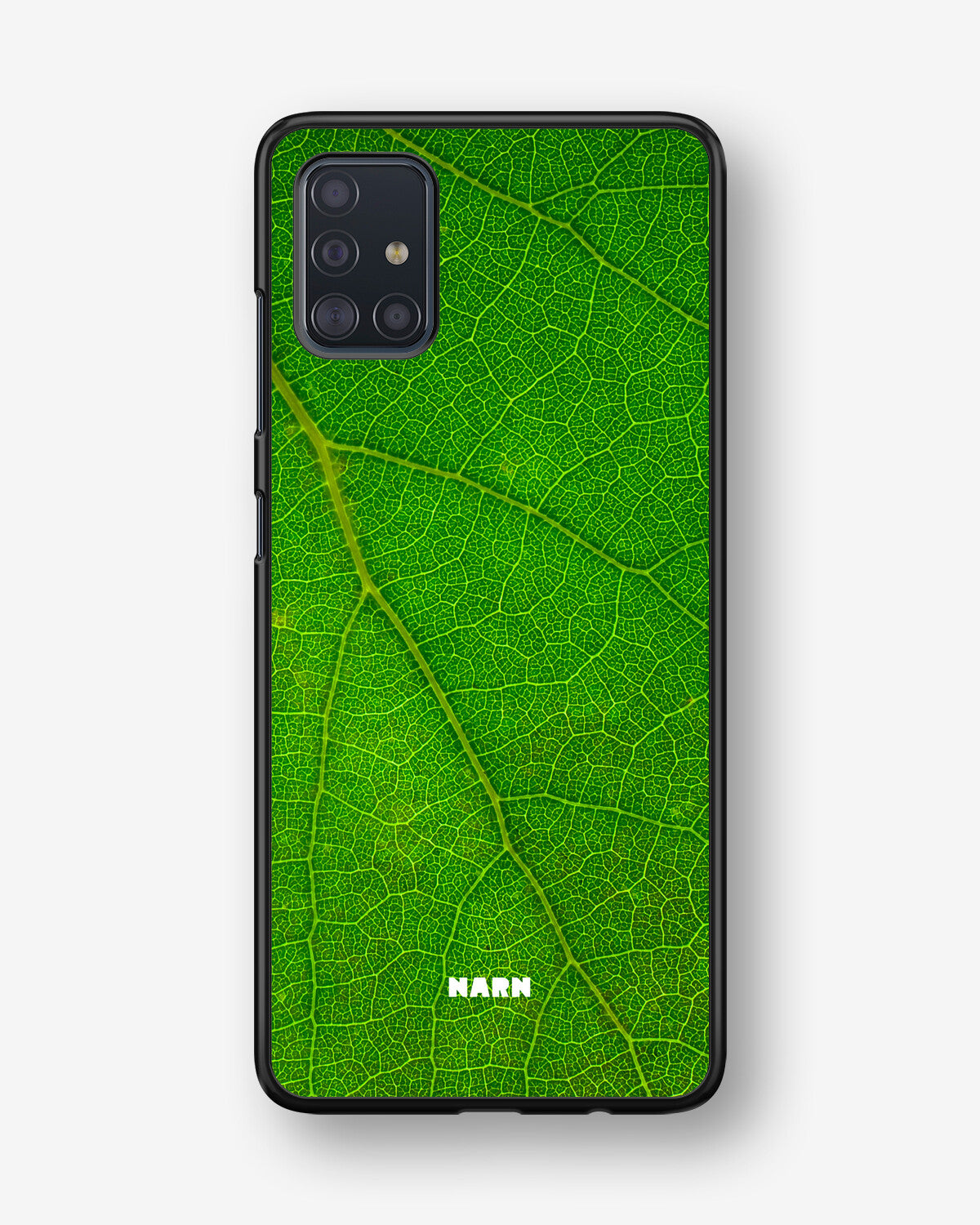 Samsung Galaxy A51 Hard Case – Green Leafy - View 1