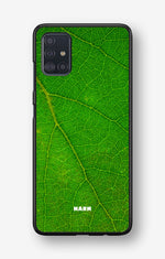 Samsung Galaxy A51 Hard Case – Green Leafy - View 1