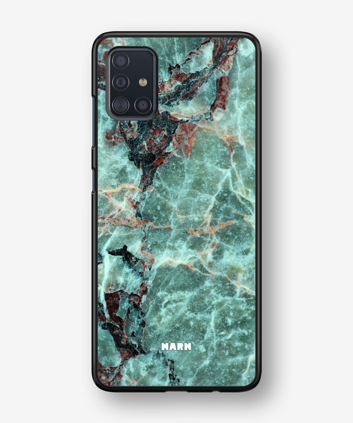 Samsung Galaxy A51 Hard Case – Green Marble - View 1