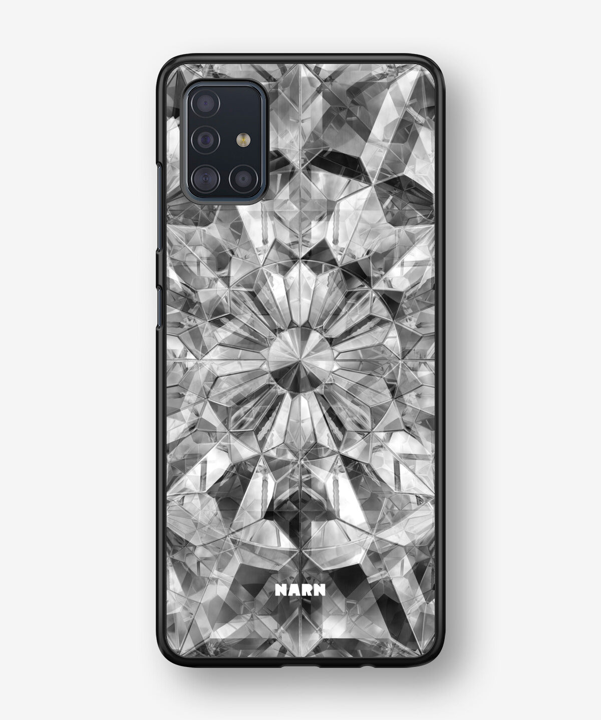 Samsung Galaxy A51 Hard Case – Grey Crystals - View 1