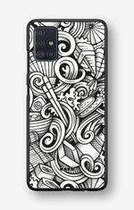 Samsung Galaxy A51 Hard Case – Japanese Pattern - View 1