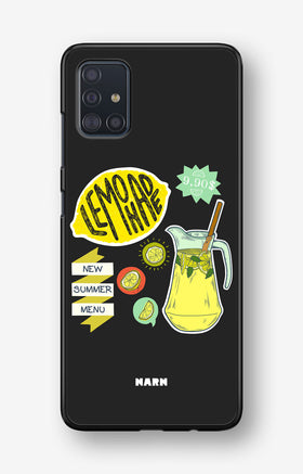 Samsung Galaxy A51 Hard Case – Lemon Summer - View 1