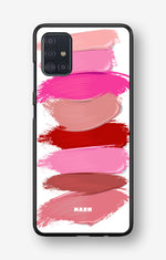 Samsung Galaxy A51 Hard Case – Lipstick Smears - View 1