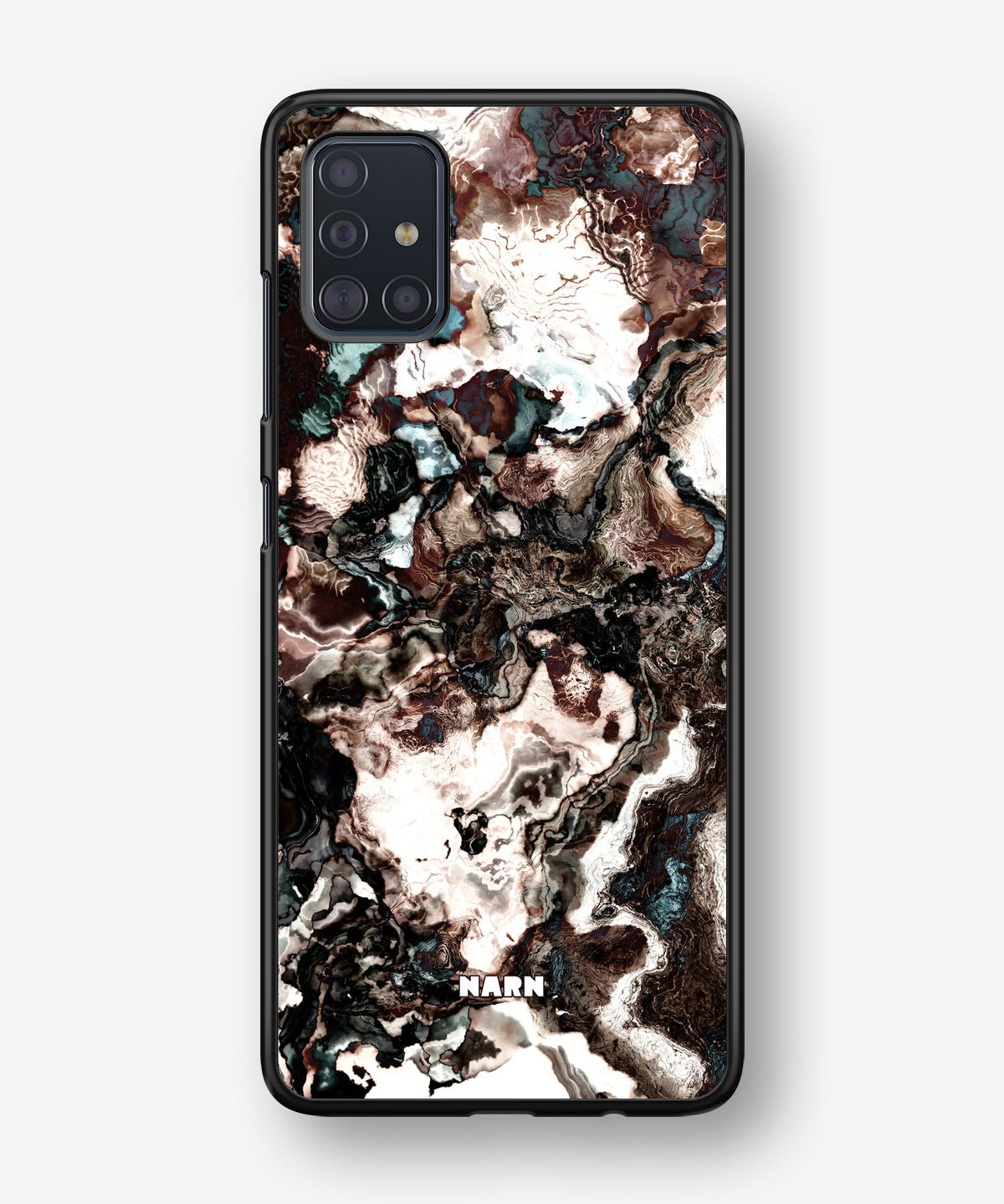 Samsung Galaxy A51 Hard Case – Marble Brown - View 1