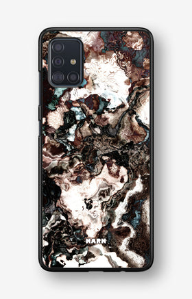 Samsung Galaxy A51 Hard Case – Marble Brown - View 1