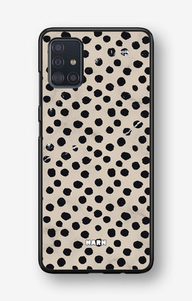 Samsung Galaxy A51 Hard Case – Marble Dots - View 1