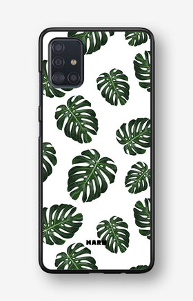 Samsung Galaxy A51 Hard Case – Monstera Pattern - View 1