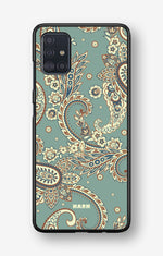 Samsung Galaxy A51 Hard Case – Paisley Green - View 1