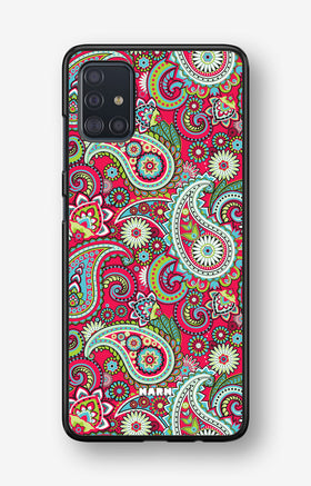 Samsung Galaxy A51 Hard Case – Paisley Paradise - View 1