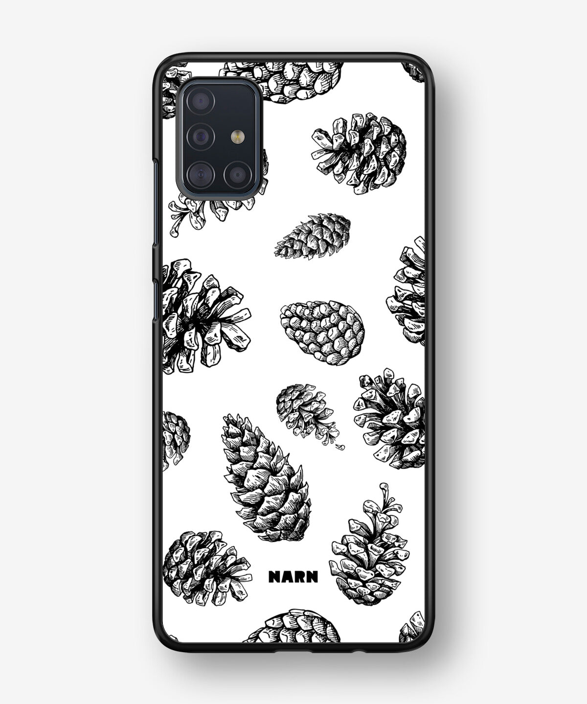 Samsung Galaxy A51 Hard Case – Pine Cones - View 1