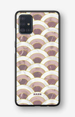 Samsung Galaxy A51 Hard Case – Pink Marble Waves - View 1