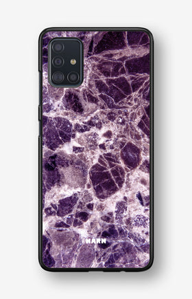 Samsung Galaxy A51 Hard Case – Purple Marble - View 1