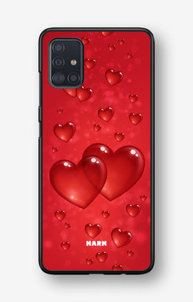 Samsung Galaxy A51 Hard Case – Red Romance - View 1