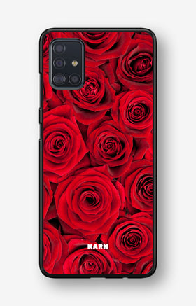 Samsung Galaxy A51 Hard Case – Red Roses - View 1