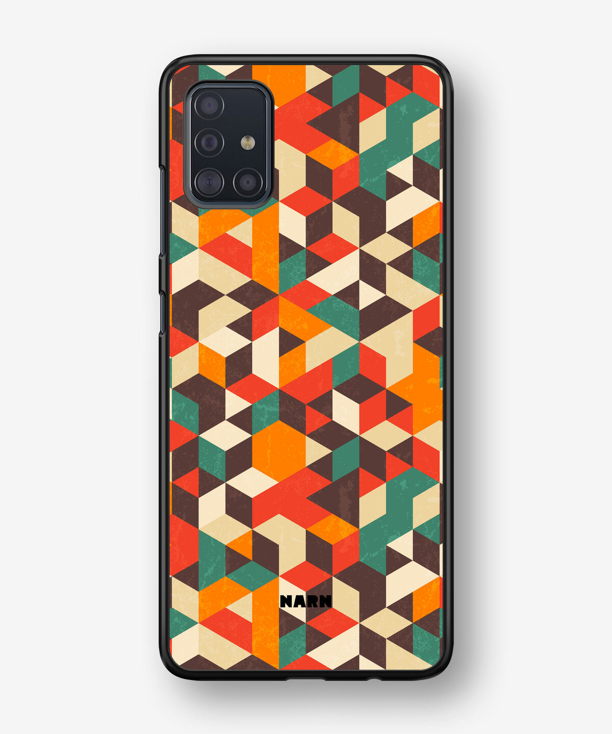 Samsung Galaxy A51 Hard Case – Retro Geometric - View 1