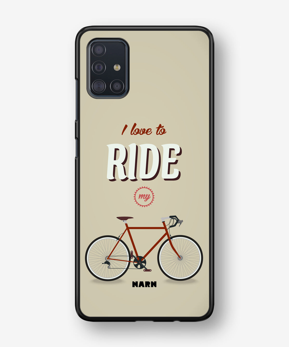 Samsung Galaxy A51 Hard Case – Ride My Bicycle - View 1