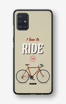 Samsung Galaxy A51 Hard Case – Ride My Bicycle - View 1