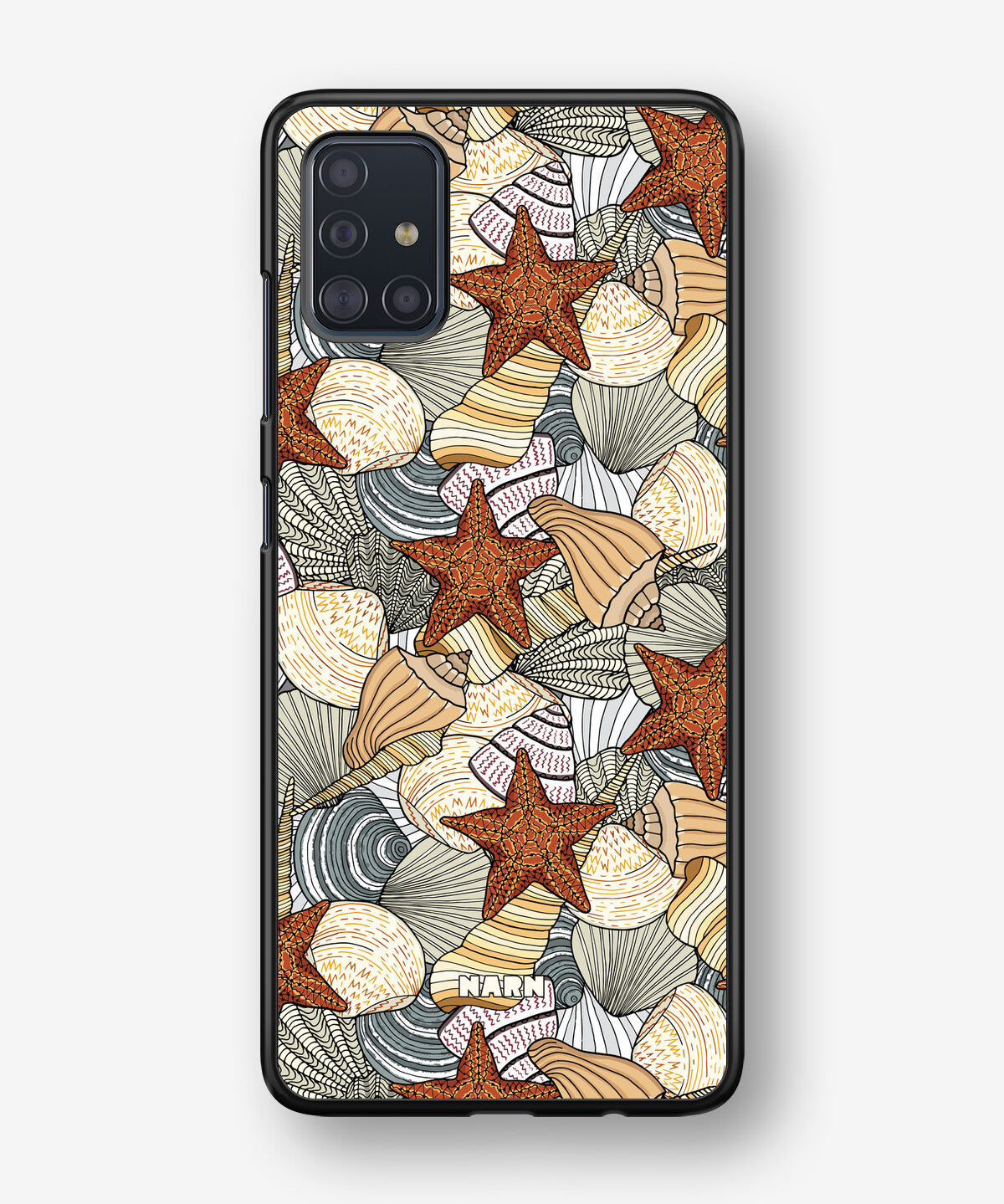 Samsung Galaxy A51 Hard Case – Sea Shells - View 1