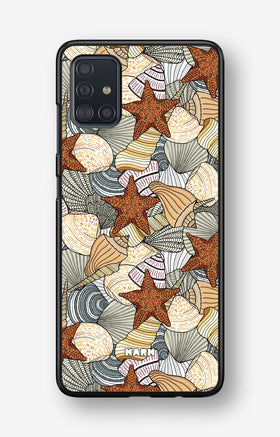Samsung Galaxy A51 Hard Case – Sea Shells - View 1
