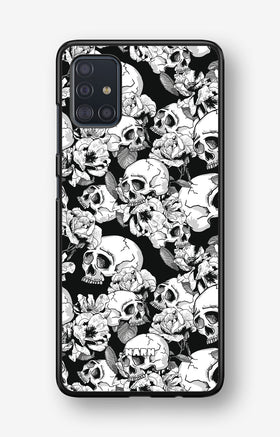 Samsung Galaxy A51 Hard Case – Skull Garden - View 1