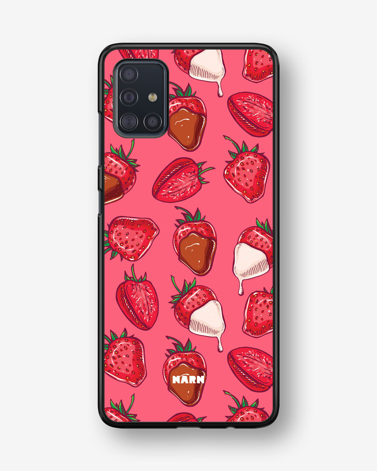 Samsung Galaxy A51 Hard Case – Strawberry Chocolate - View 1