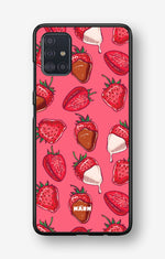 Samsung Galaxy A51 Hard Case – Strawberry Chocolate - View 1