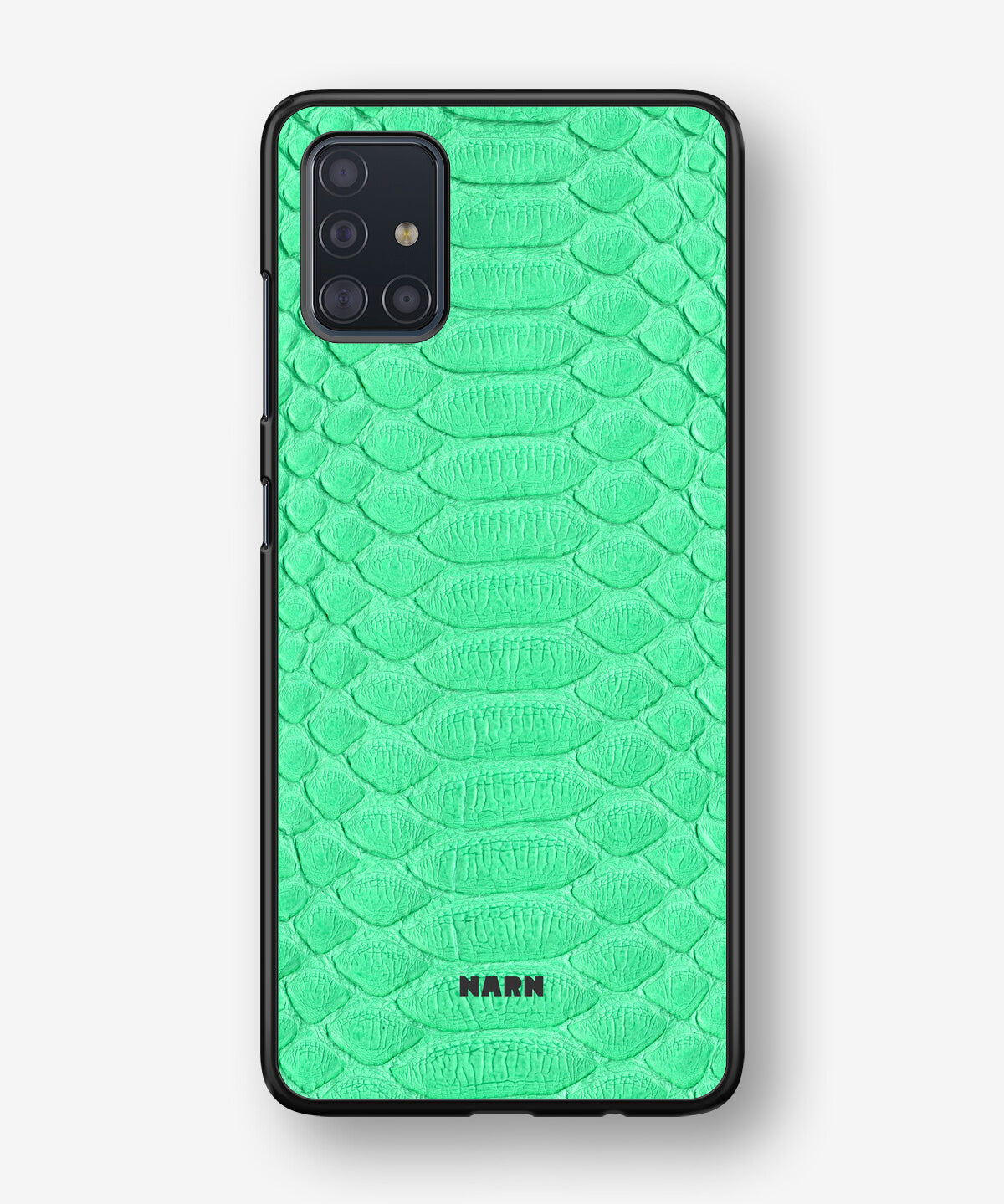 Samsung Galaxy A51 Hard Case – Turquoise Snake - View 1