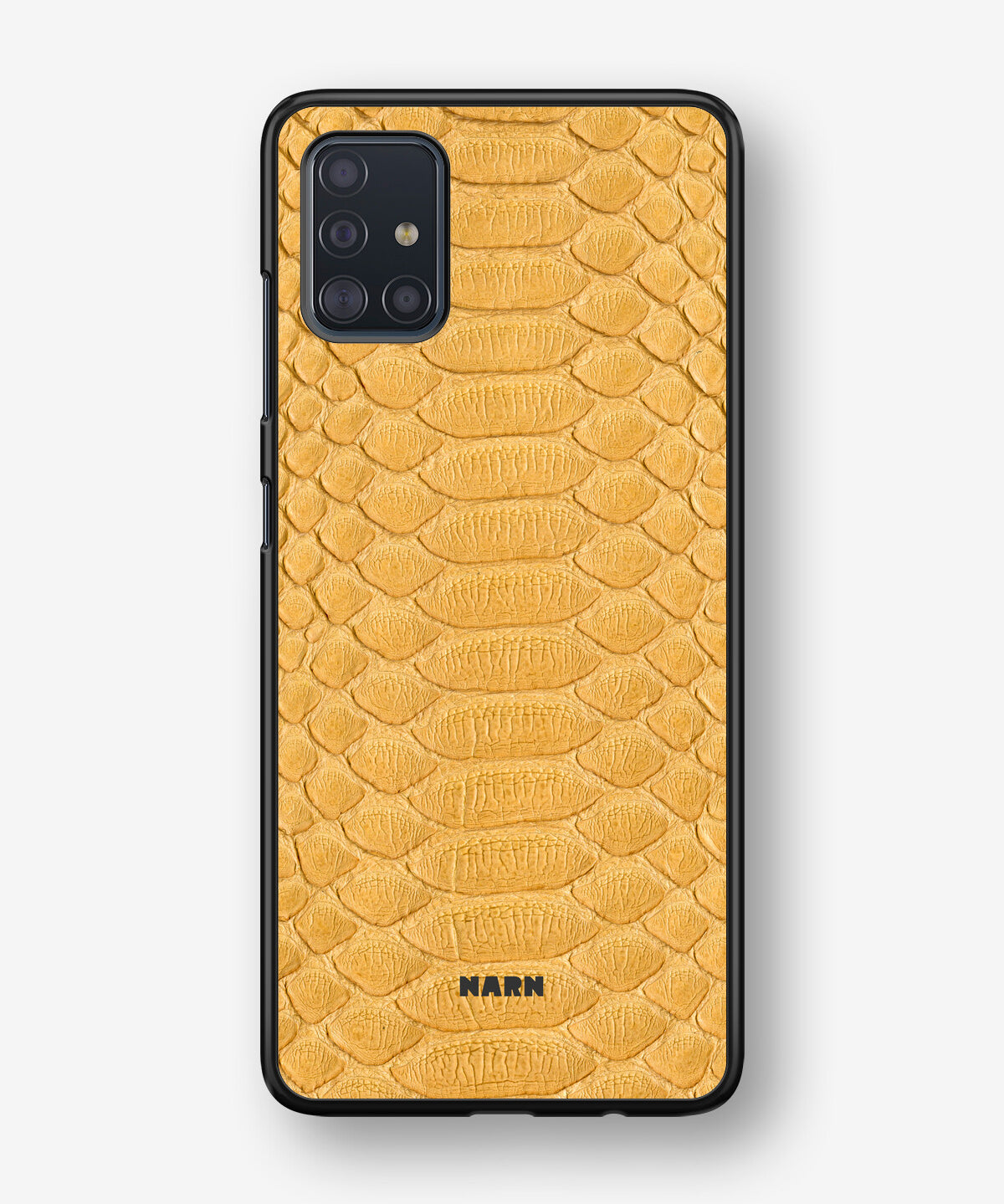 Samsung Galaxy A51 Hard Case – Yellow Snake - View 1